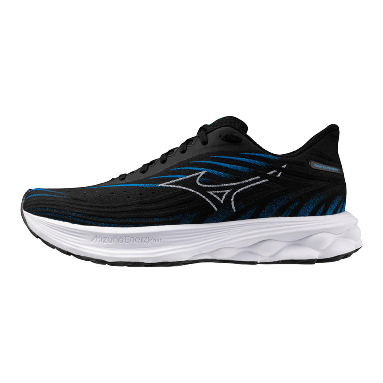 Παπούτσια Mizuno Wave Skyrise 6 "Black & White" | Άνδρες | Τρέξιμο | 01 | SPORTSHOWROOM