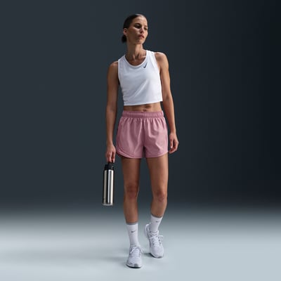 Short Nike Tempo Dri-FIT Mid-Rise Brief-Lined "Elemental Pink" | Femme | Course à pied | 01 | SPORTSHOWROOM