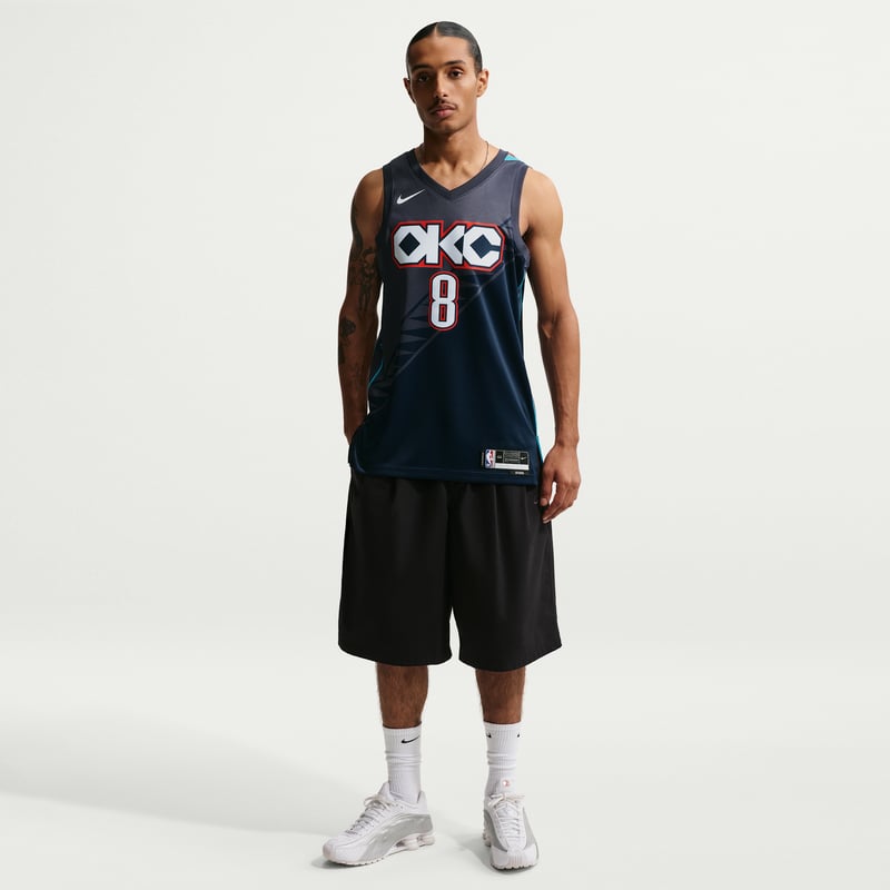 Nike Oklahoma City Thunder City Edition NBA Swingman Jalen Williams HM5990-439 07