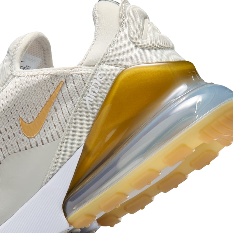 Baskets Nike Air Max 270 "Light Bone & Metallic Gold" | Femme | Sportstyle | 08 | SPORTSHOWROOM