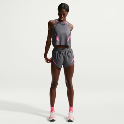 Nike AeroSwift Dri-FIT ADV Brief-Lined 7" Shorts "Iron Grey" | Dames | Hardlopen | 01 | SPORTSHOWROOM
