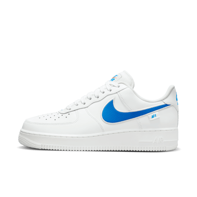 Nike Air Force 1 '07 LV8 'Reflective Swoosh - White Dark Marina Blue' | Men's Size 11.5