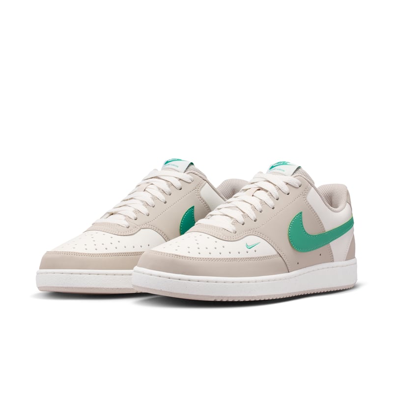 Nike Court Vision Low sneakers "Sail & Emerald Green" | Män | Sportstyle | 05 | SPORTSHOWROOM