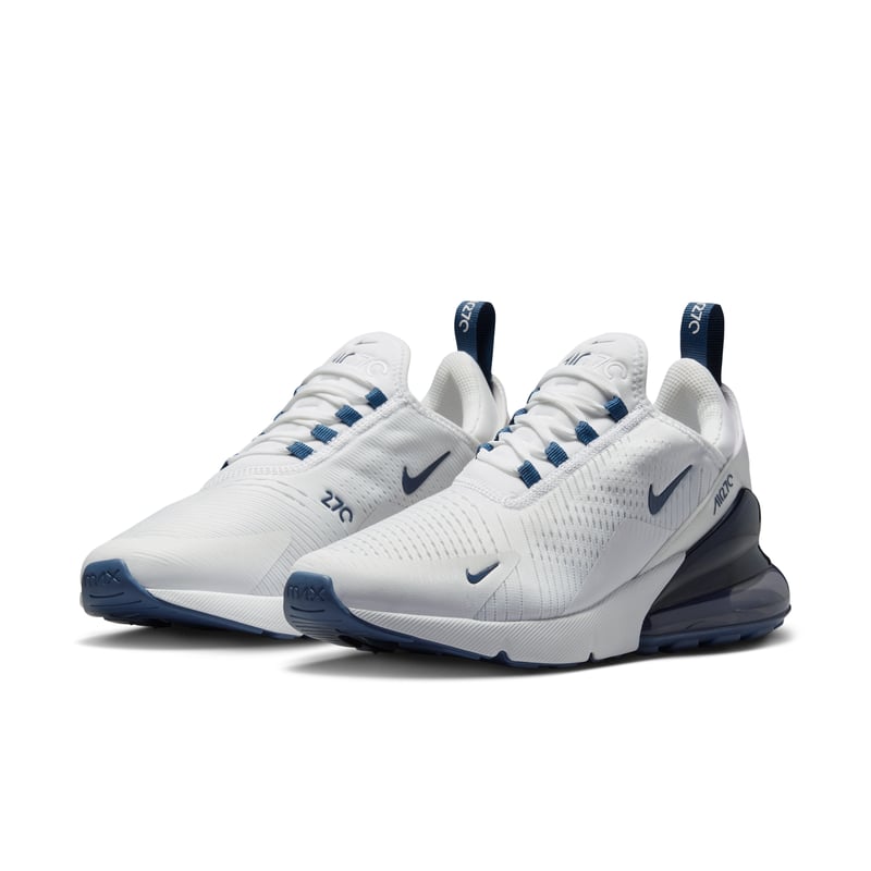 Nike Air Max 270 sneakerek "White & New Slate" | Női | Sportstyle | 05 | SPORTSHOWROOM