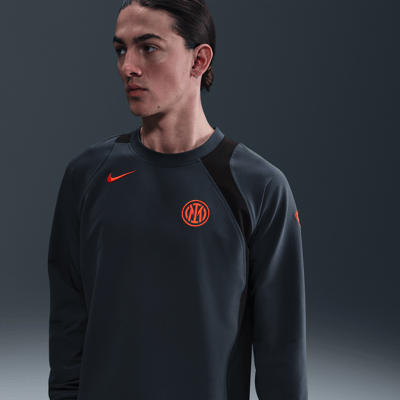 Nike Inter Milan Third Total 90 Crew-Neck Top "Thunder Blue & Safety Orange" | Heren | Voetbal & Sportstyle | 01 | SPORTSHOWROOM