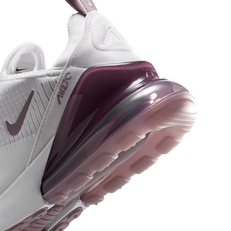 Nike Air Max 270 sneakerek "White & Light Violet Ore" | Női | Sportstyle | 08 | SPORTSHOWROOM
