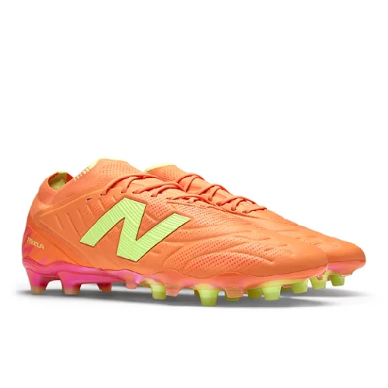Scarpe da calcio New Balance Tekela Elite Low Laced FG v5 "Hot Mango & Orange & Lime" | Uomo & Donna | Calcio | 02 | SPORTSHOWROOM