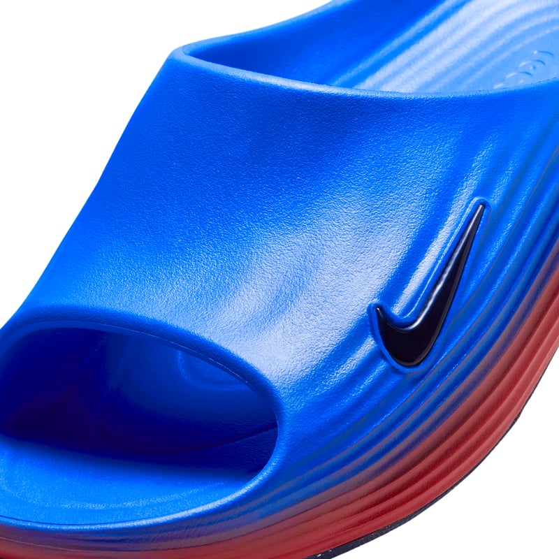 Nike ReactX Rejuven8 Slides sneakers "Action Red & Light Photo Blue" | Dames | Sportstyle | 06 | SPORTSHOWROOM