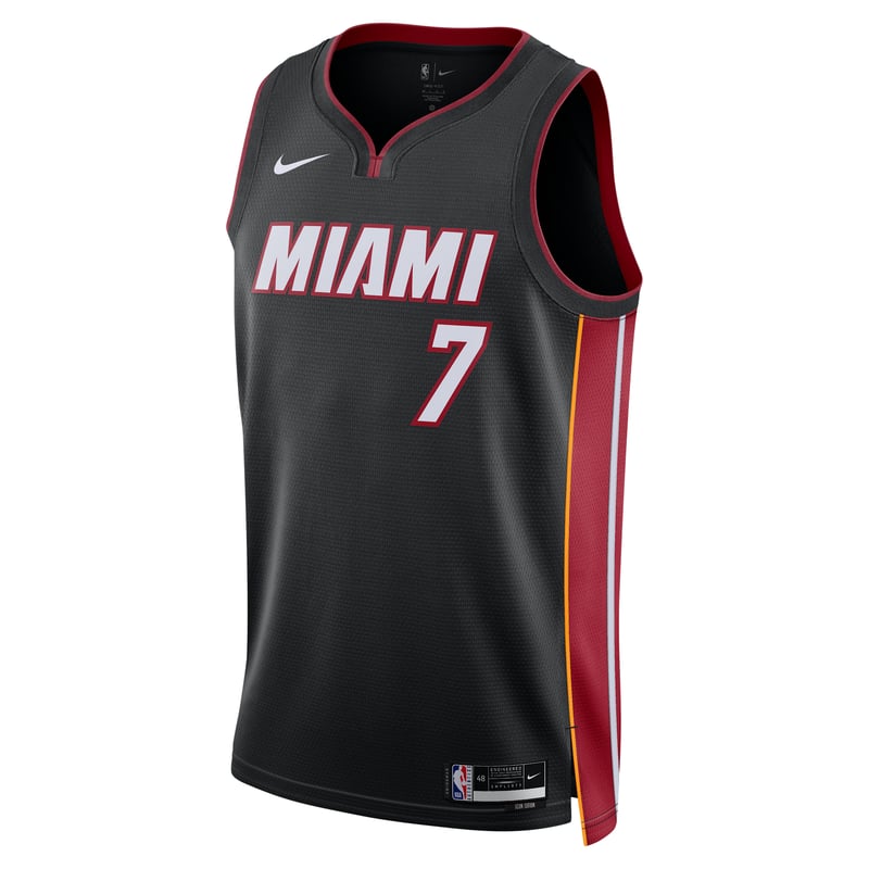 Majica Nike Giannis Antetokounmpo Miami Heat Icon Edition Brand Dri-FIT NBA Swingman "Black" | Moški | Košarka | 01 | SPORTSHOWROOM