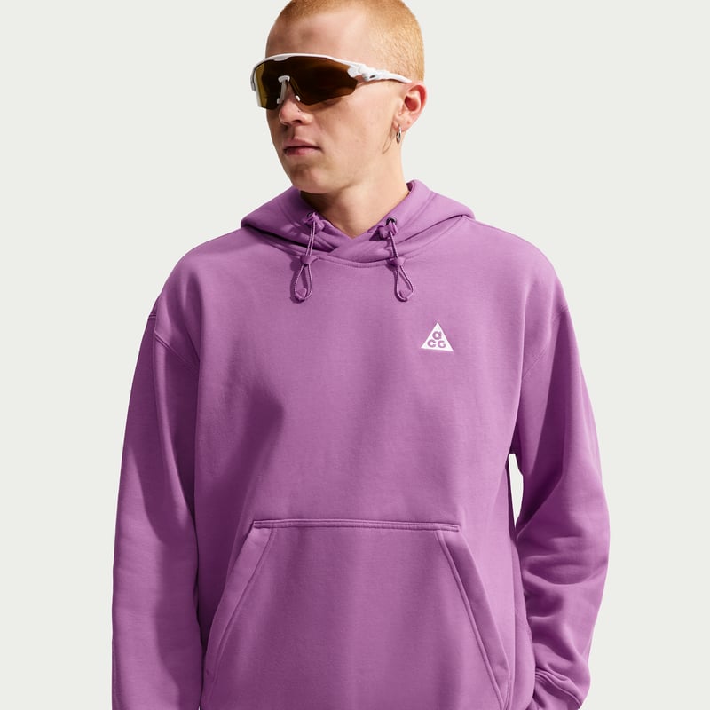 Nike ACG "Tuff Fleece" Pullover Huvtroja "Monarch Purple" | Män | | 01 | SPORTSHOWROOM