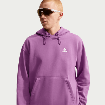 Nike ACG "Tuff Fleece" Pullover Huvtroja "Monarch Purple" | Män | | 01 | SPORTSHOWROOM