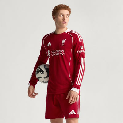 adidas Liverpool FC 2025/26 Home Authentic Long Sleeve JV6445 01