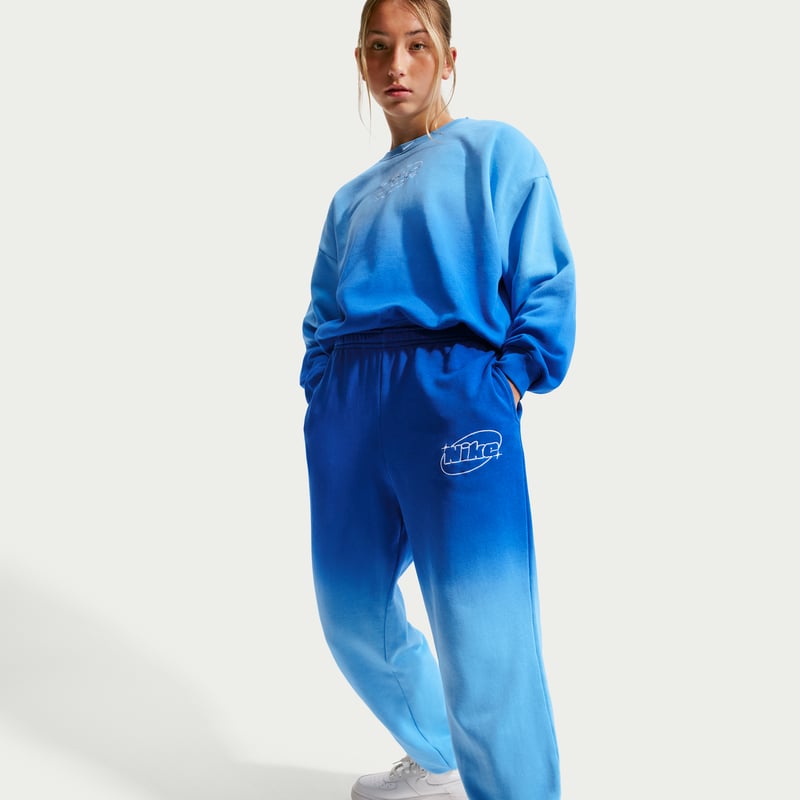 Nike Studio Fleece Loose Bukse "Football Blue & Game Royal" | Barn | | 03 | SPORTSHOWROOM