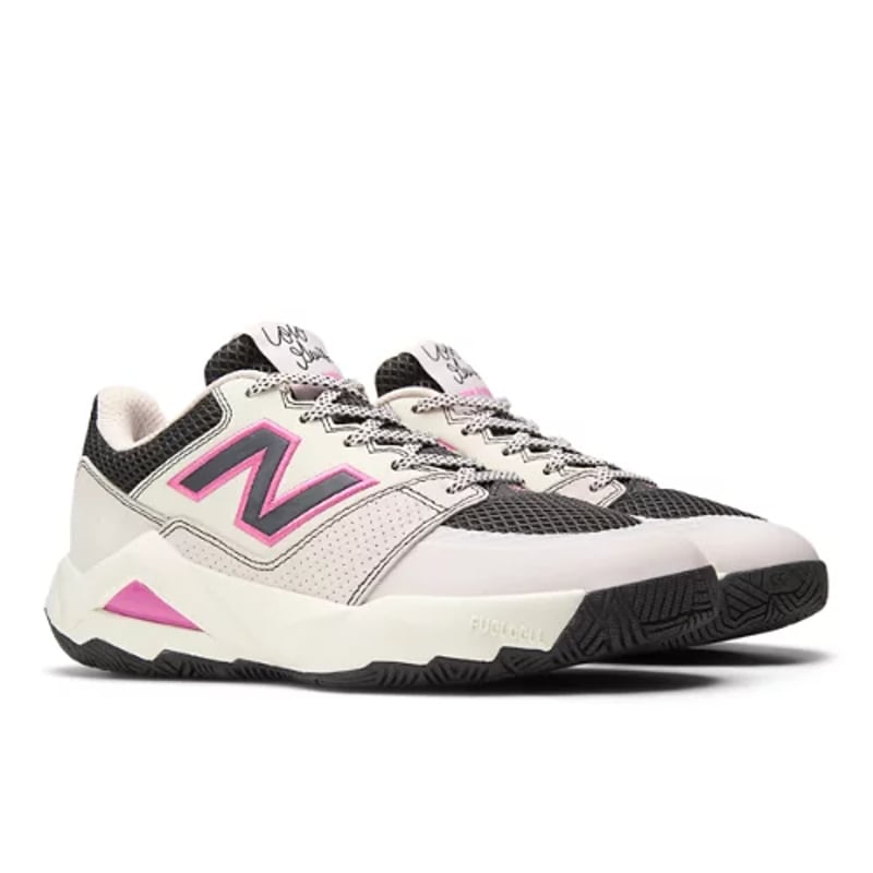 New Balance Coco Delray tennis runners "Pink Salt & Black" | Women | Tennis | 02 | SPORTSHOWROOM