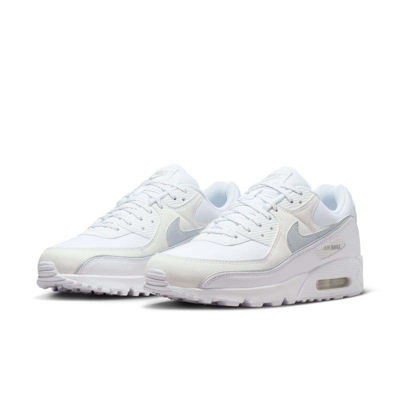 Nike Air Max 90 Premium sneakers "White & Metallic Silver" | Heren | Sportstyle | 05 | SPORTSHOWROOM