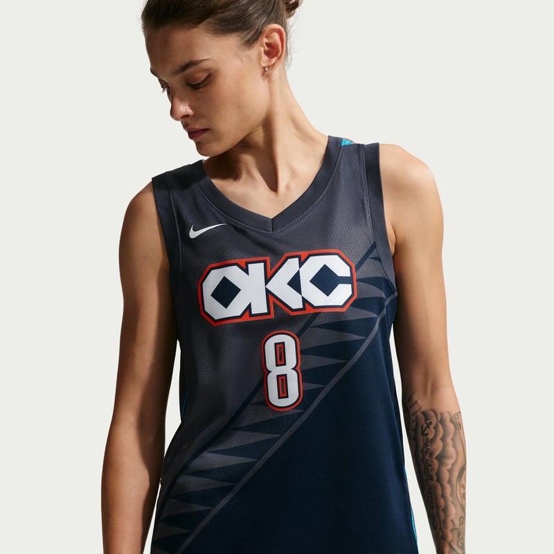 Nike Oklahoma City Thunder City Edition NBA Swingman Jalen Williams HM5990-439 02