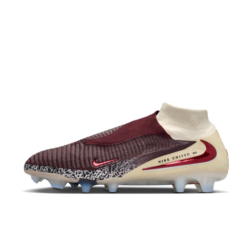 Scarpe da calcio Nike United Phantom 6 High Elite FG "Burgundy Crush & Fossil" | Uomo | Calcio | 01 | SPORTSHOWROOM