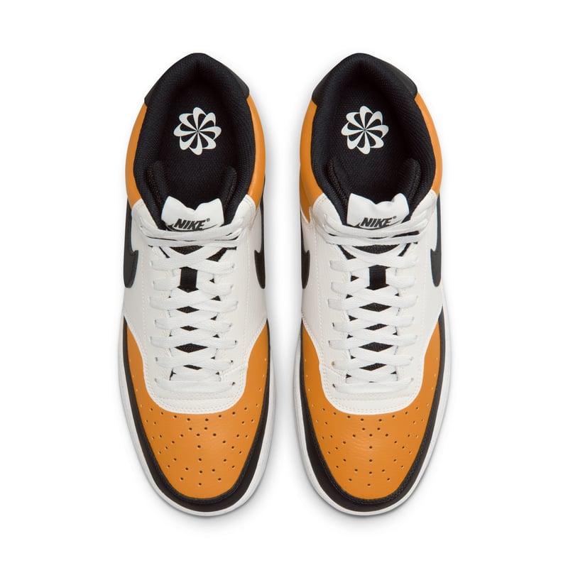 Nike Court Vision Mid Next Nature sneakers "Gold Leaf & Black" | Heren | Sportstyle | 04 | SPORTSHOWROOM