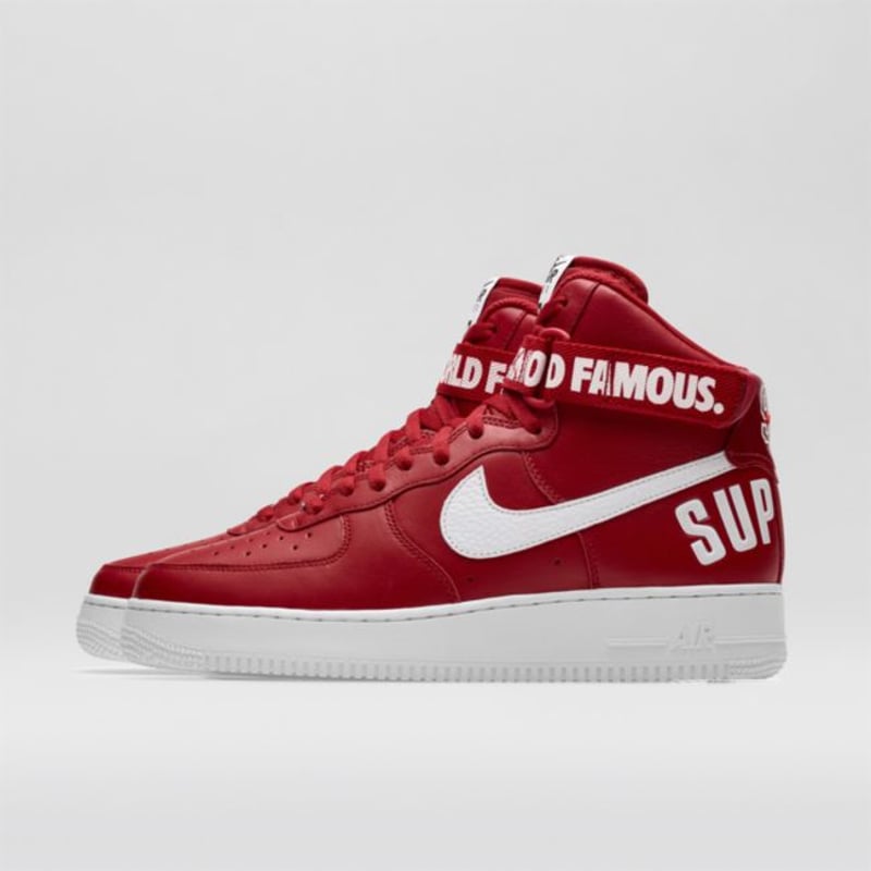 Air force 1 high supreme world famous red online