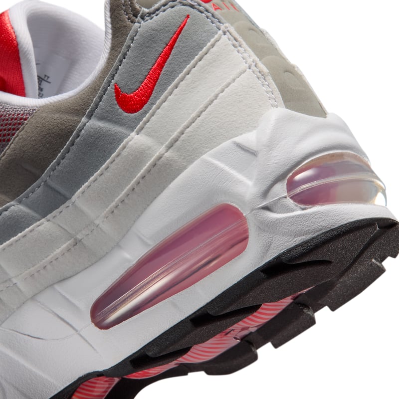 Nike Air Max 95 Big Bubble trainers "White & Light Crimson" | Women | SportStyle | 08 | SPORTSHOWROOM