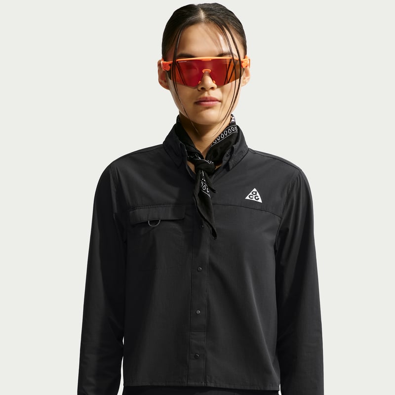 Nike ACG "Aireez" Button-Up Topp "Black" | Kvinnor | Utomhus | 01 | SPORTSHOWROOM