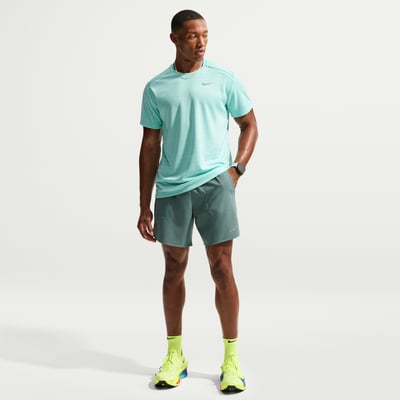 Nike Stride Dri-FIT Brief-Lined Shorts "Mineral Slate" | Herren | Laufen | 01 | SPORTSHOWROOM