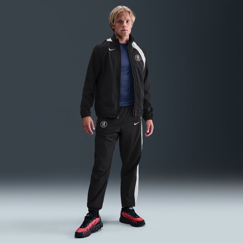 Nike Chelsea F.C. Total 90 Jacket "Black & Field Silver" | Men | Football | 04 | SPORTSHOWROOM