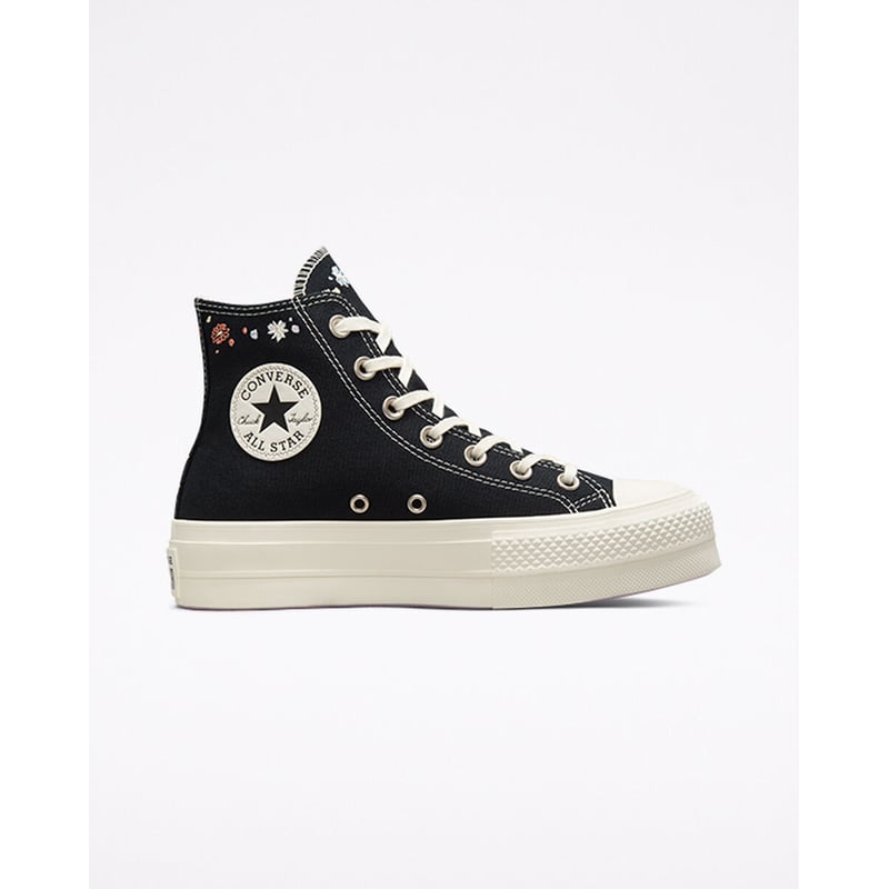 Converse Chuck Taylor All Star Lift Platform High ‘Embroidered Floral’ A01592C 01