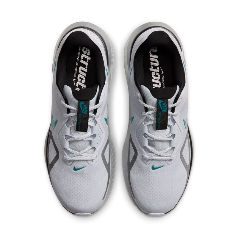 Nike Structure 26 futócipők "Football Grey & Bright Spruce" | Férfi | Futás | 04 | SPORTSHOWROOM