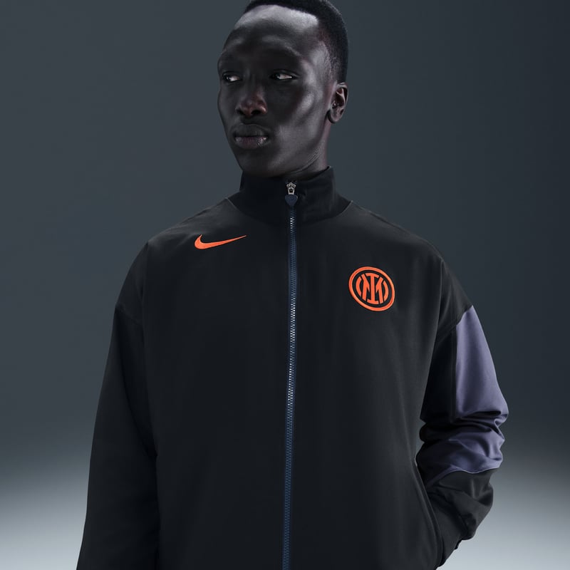 Nike Inter Milan Strike Third Dri-FIT Total 90 Anthem Jacket "Black & Thunder Blue" | Men | Football | 01 | SPORTSHOWROOM