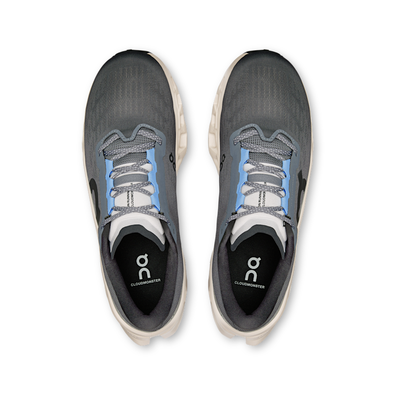 Buty do biegania On Cloudmonster 3 "Rock & Silver" | Mezczyzni | Bieganie | 02 | SPORTSHOWROOM