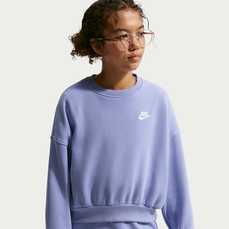 Nike Club Fleece Boxy Crew FZ9244-569 01