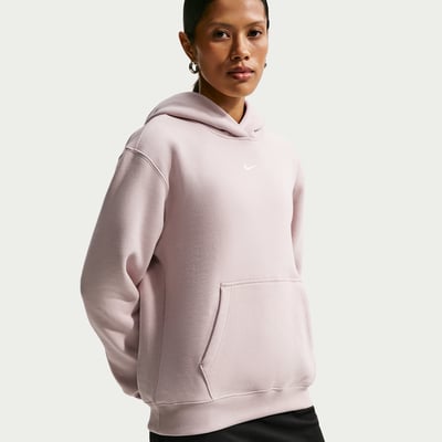 Nike Studio Fleece Medium Weight Pullover Hettegenser "Cream II & Sail" | Dame | | 00 | SPORTSHOWROOM