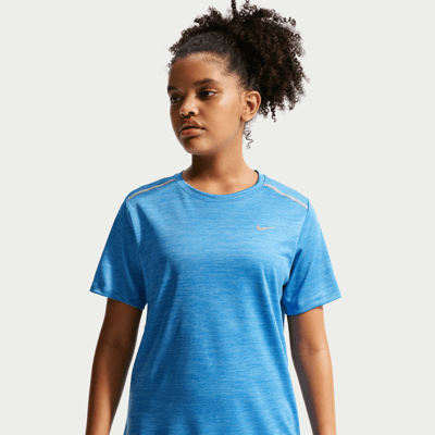 Nike Miler Dri-FIT Skjorte "Light Photo Blue" | Barn | Løping | 01 | SPORTSHOWROOM