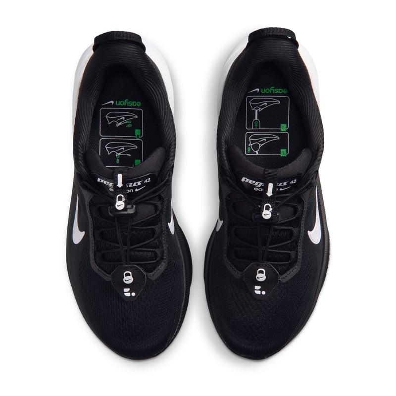 Nike Pegasus 42 EasyOn Laufschuhe "Black & Dark Smoke Grey" | Damen | Laufen | 04 | SPORTSHOWROOM