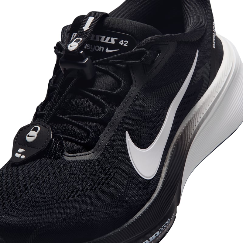 Nike Pegasus 42 EasyOn Laufschuhe "Black & Dark Smoke Grey" | Damen | Laufen | 07 | SPORTSHOWROOM
