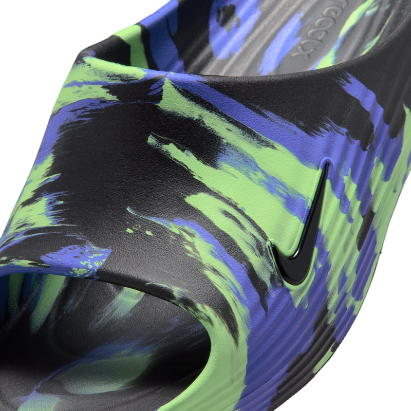 Nike ReactX Rejuven8 SE Slides sneakers "Black & Lime Blast" | Herre | Sportstyle | 06 | SPORTSHOWROOM