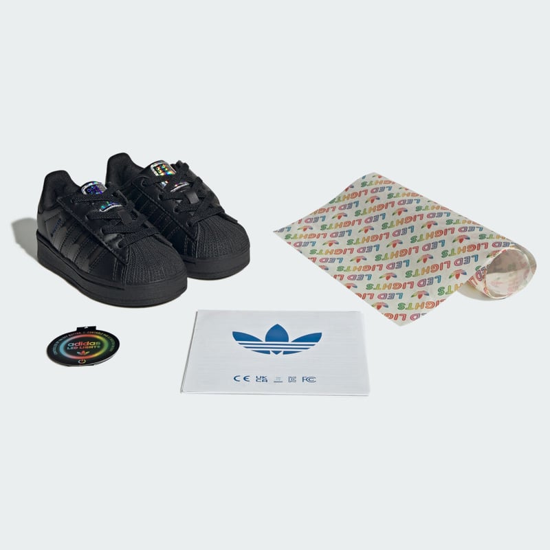 adidas Superstar Led Lights Comfort Closure Elastic Lace JS1295 02