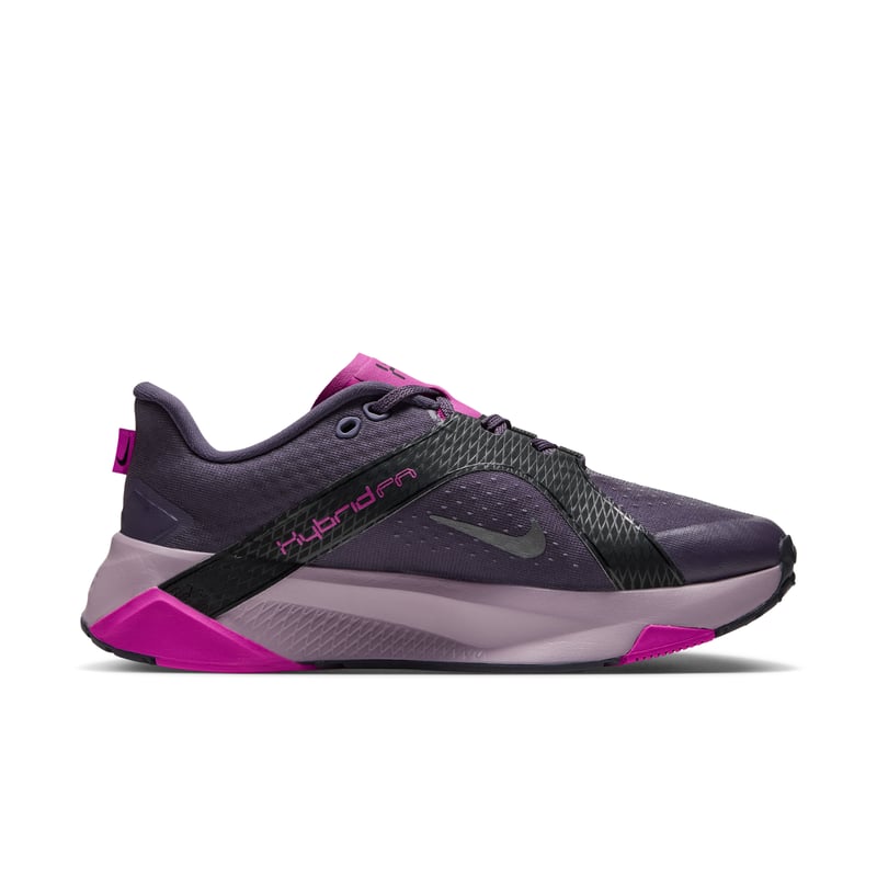 Nike Hybrid RN training shoes "Dark Raisin & Fuchsia Blast" | Women | Training | 03 | SPORTSHOWROOM