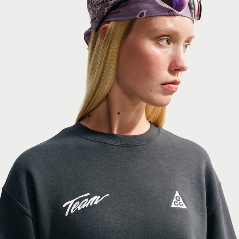 Nike ACG 'Tuff Fleece' Dri-FIT Crew-Neck Pullover "Dark Smoke Grey" | Damen | | 03 | SPORTSHOWROOM