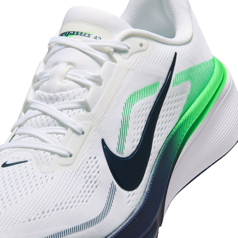 Nike Pegasus 42 runners "White & Green Spark" | Men | Running | 07 | SPORTSHOWROOM