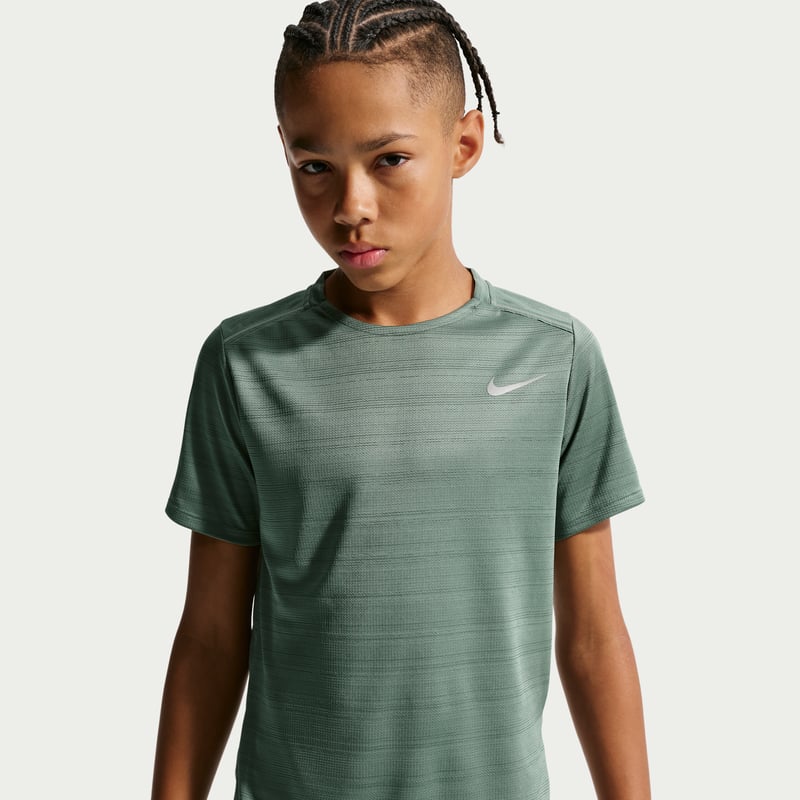 Camiseta Nike Miler Dri-FIT "Clay Green" | Niños | | 01 | SPORTSHOWROOM