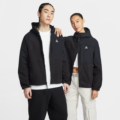 Nike ACG 'Wolf Tree' Plus Full-Zip Hooded Mid Layer Topp "Black" | Män | | 01 | SPORTSHOWROOM