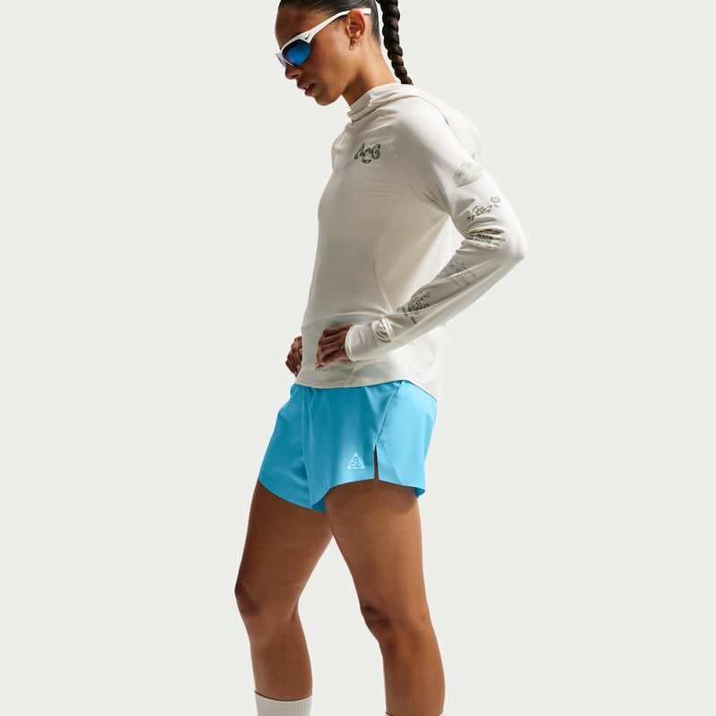 Nike ACG Dri-FIT Mid-Rise Brief-Lined Shorts "Baltic Blue" | Women | Outdoor | 04 | SPORTSHOWROOM
