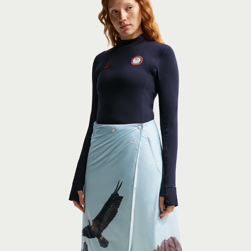 Nike ACG USA Therma-FIT ADV Reversible Skjort "Phantom & Blue Lagoon" | Dame | | 04 | SPORTSHOWROOM