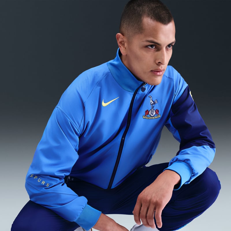 Nike Tottenham Hotspur Strike Third Dri-FIT Total 90 Anthem Jacket "Pacific Blue & Dynamic Yellow" | Men | SportStyle | 03 | SPORTSHOWROOM