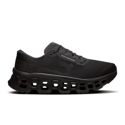 On Cloudmonster 3 running shoes "Triple Black" | Women | Running | 01 | SPORTSHOWROOM