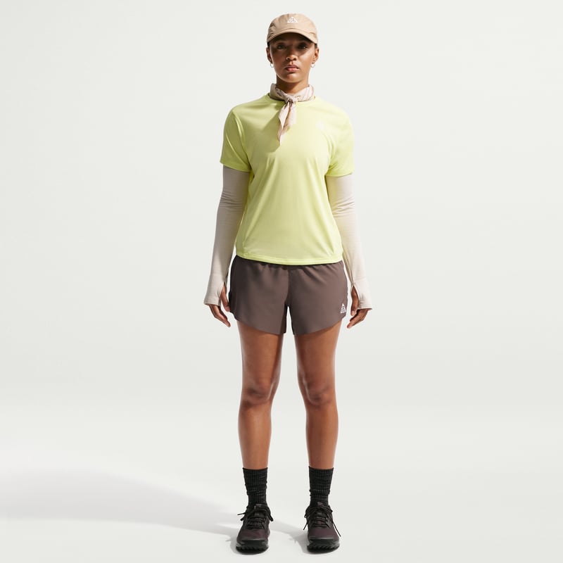 Nike ACG Dri-FIT Mid-Rise Brief-Lined Shorts "Ironstone & Cave Stone" | Women | Outdoor | 01 | SPORTSHOWROOM