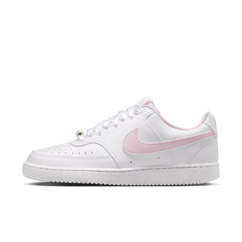 Nike Court Vision Low sneakers "White & Pink Foam" | Kvinnor | Sportstyle | 01 | SPORTSHOWROOM