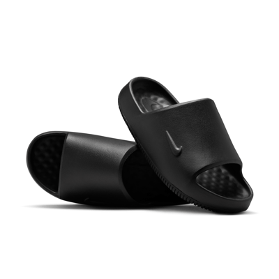 Nike Calm 2.0 Slide sneakers "Triple Black" | Dames | Sportstyle | 01 | SPORTSHOWROOM